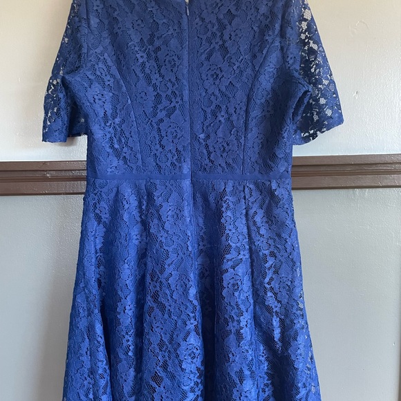 Gabby skye blue cocktail dress size medium -12 - Picture 2 of 3